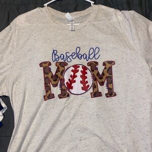 Womens 2x baseball mom shirt